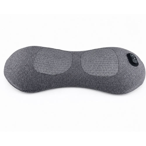 Orevive SpineEase Triple Fusion back massager with red heat glow, side view on white background